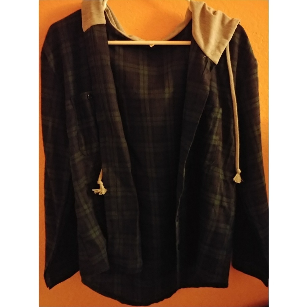 Plaid jacket/hoodie